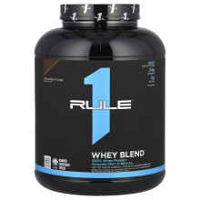 Rule One Proteins, Mélange de Lactosérum, Mélange de Poudre de Protéine, Chocolat Fudge, 5,02 lb (2,28 kg)