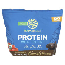 Sunwarrior, Warrior Blend, Protein, Schokolade, 4,96 lb (2,25 kg)