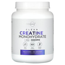 TypeZero, Clean, Créatine Monohydrate, Non Aromatisé, 5 000 mg, 35 oz (1 kg)