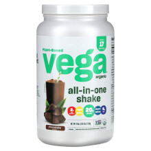 Vega, pflanzlich, Bio-All-in-One-Shake, Schokolade, 1 lb (708 g)