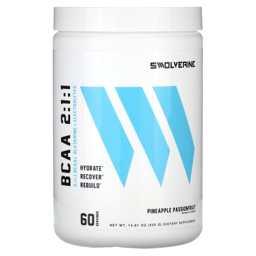Swolverine, BCAA 2:1:1, Ananas Fruit de la Passion, 14.81 oz (420 g)