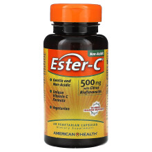 American Health, Ester-C, 500 mg, 60 Gélules Végétariennes