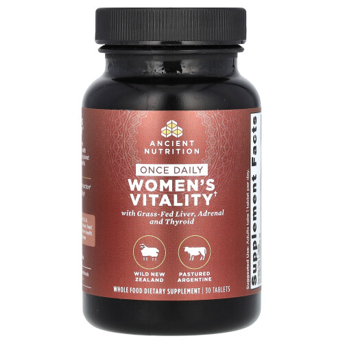 Ancient Nutrition, Vitalité Féminine Quotidienne, 30 Comprimés