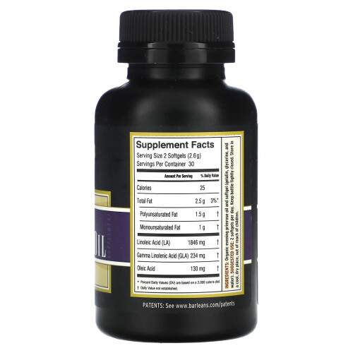 Barlean's, Evening Primrose Oil, 60 Softgels 1