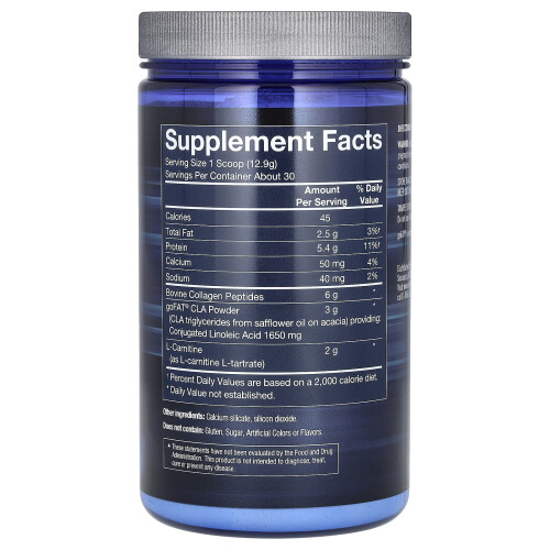 BodyTech, CLA Carnitine Collagène, Non Aromatisé, 13,65 oz (387 g) 1