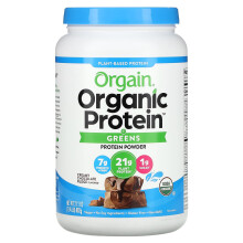 Orgain, Bio-Protein + Greens, pflanzliches Proteinpulver, Cremige Schokoladen-Fudge, 1,94 Pfund (882 g)