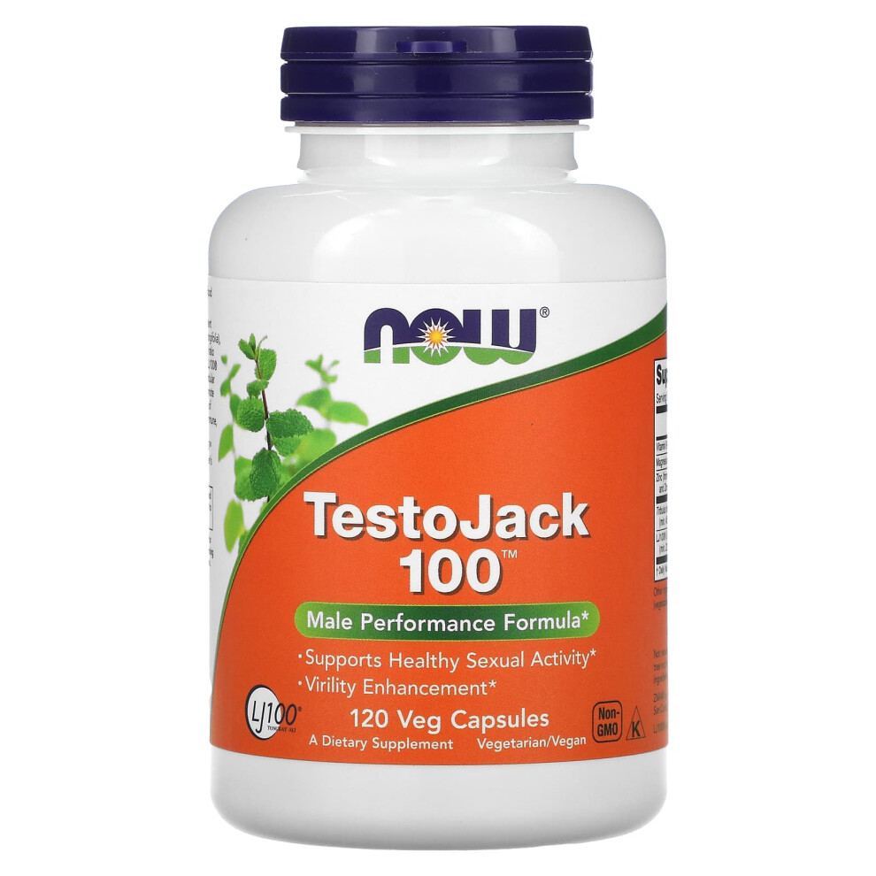 Now Foods , Testojack 100, 120 Veg Capsules