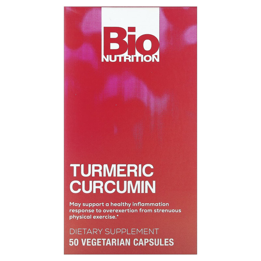 Bio Nutrition , Turmeric Curcumin, 50 Vegetarian Capsules