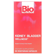 Bio Nutrition, Niere Blase Wellness, 60 vegetarische Kapseln