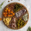 (Globe)Wooden Divided Serving Tray With Removable Compartments 8 Segment Detachable Design Versatile Use for Holiday Parties 3