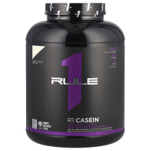 Rule One Proteins, Mélange de Poudre de Protéine R1 Caséine à Boire, Crème Vanille, 3,96 lb (1,80 kg)