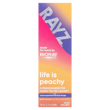 Bioray, Rayz, Life Is Peachy, Kräutertropfen Für Teenager, Pfirsich, 2 fl oz (59 ml)