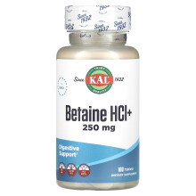 KAL, Betain HCl+, 250 mg, 100 Tabletten
