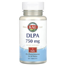 KAL, DLPA, 750 mg, 60 Tabletten