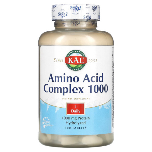KAL, Aminosäure Komplex 1000, 100 Tabletten