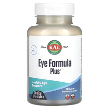 KAL, Augen-Formel Plus, Unterstützung für gesunde Augen, 60 Tabletten