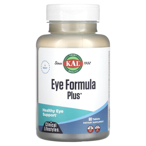 KAL, Eye Formula Plus, Healthy Eye Support, 60 Tablets