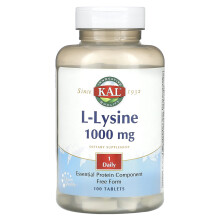 KAL, L-Lysin, 1.000 mg, 100 Tabletten
