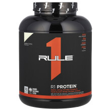 Rule One Proteins, Mélange de Poudre de Protéine R1 à Boire, Crème Vanille, 5,03 lb (2,28 kg)