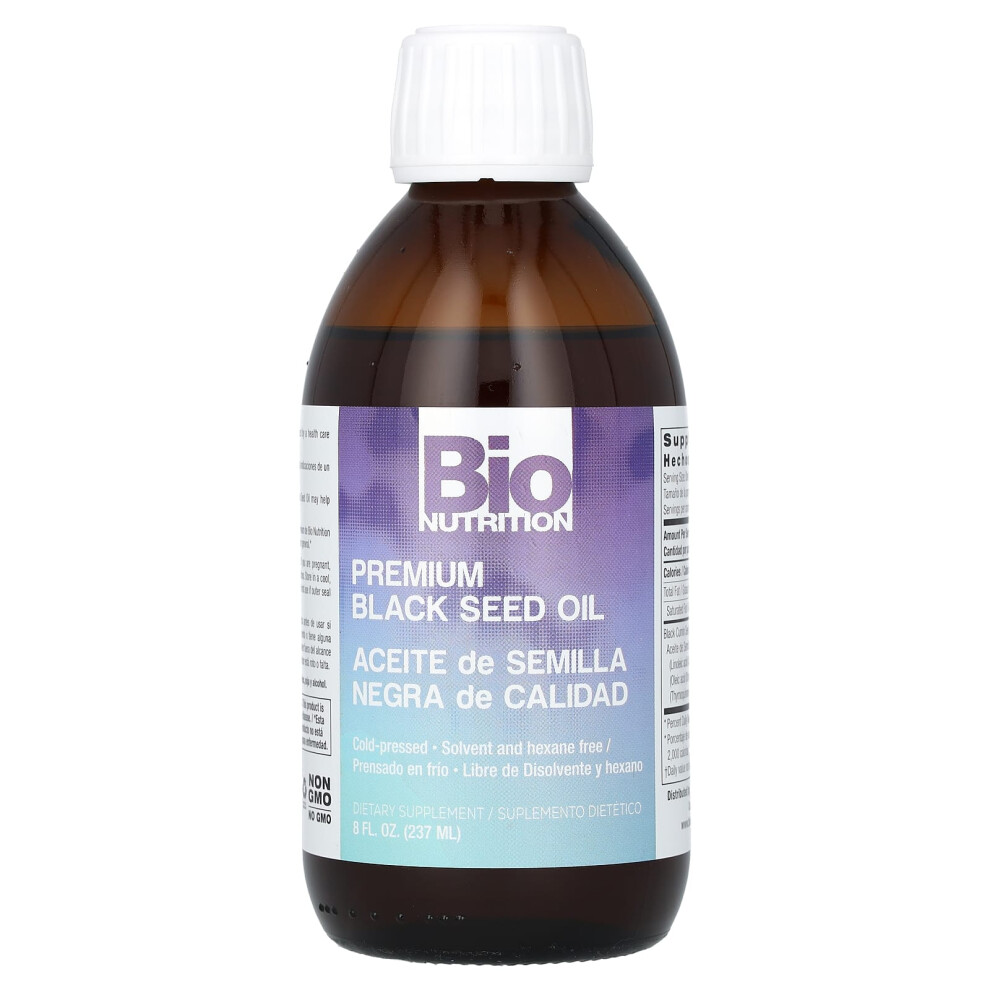 Bio Nutrition Black Premium Seed Oil, 8 Fl Oz (237 Ml)