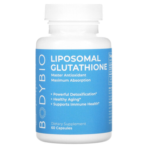 BodyBio, Glutathion Liposomal, 60 Capsules