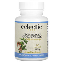 Eclectic Herb, Echinacea Goldenseal, 350 mg, 90 Vegetarische Kapseln