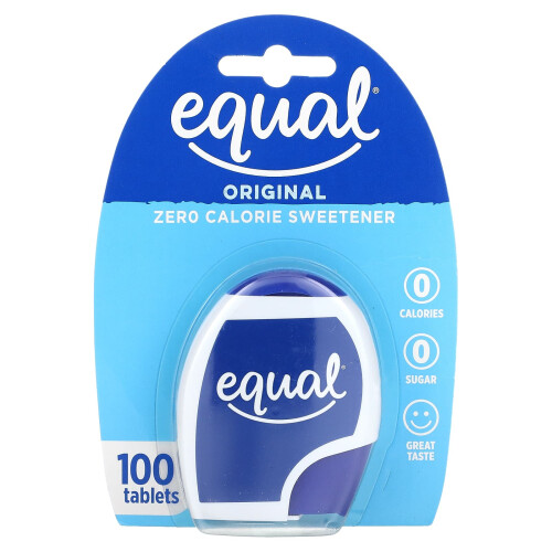 Equal, Édulcorant Zéro Calorie, Original, 100 Comprimés