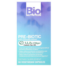 Bio Nutrition, Prébiotique, 60 Gélules Végétariennes