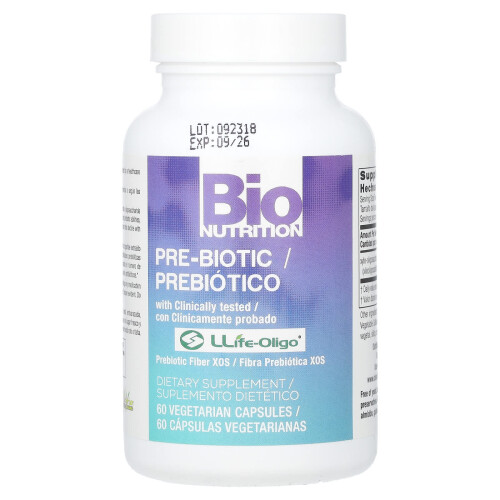 Bio Nutrition, Prébiotique, 60 Gélules Végétariennes 2
