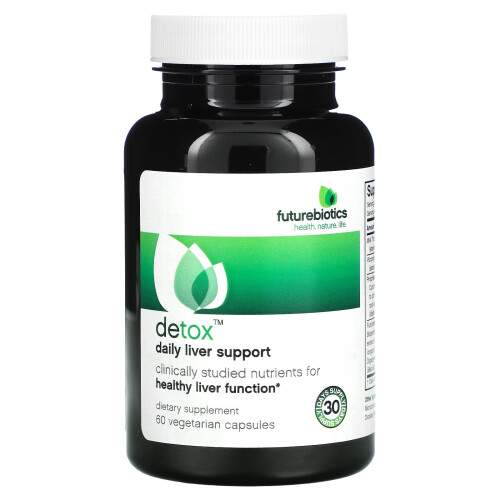 Futurebiotics, Detox, Daily Liver Support, 60 Vegetarian Capsules 2