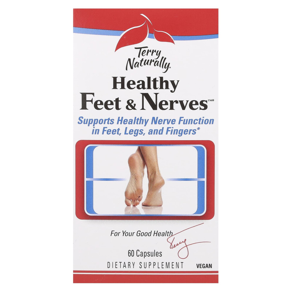 Terry Naturally , Healthy Feet & Nerves, 60 Capsules