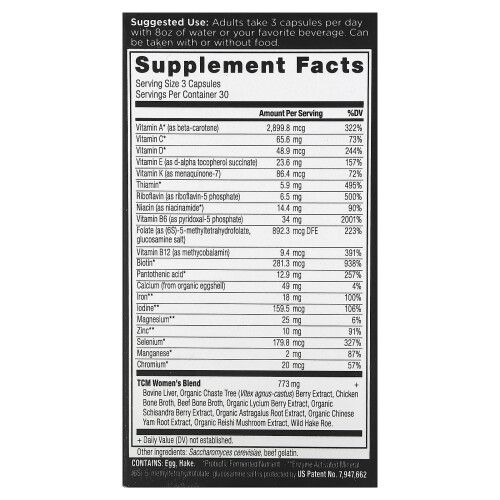 Ancient Nutrition, Ancient Multi, Für Frauen, 90 Kapseln 1