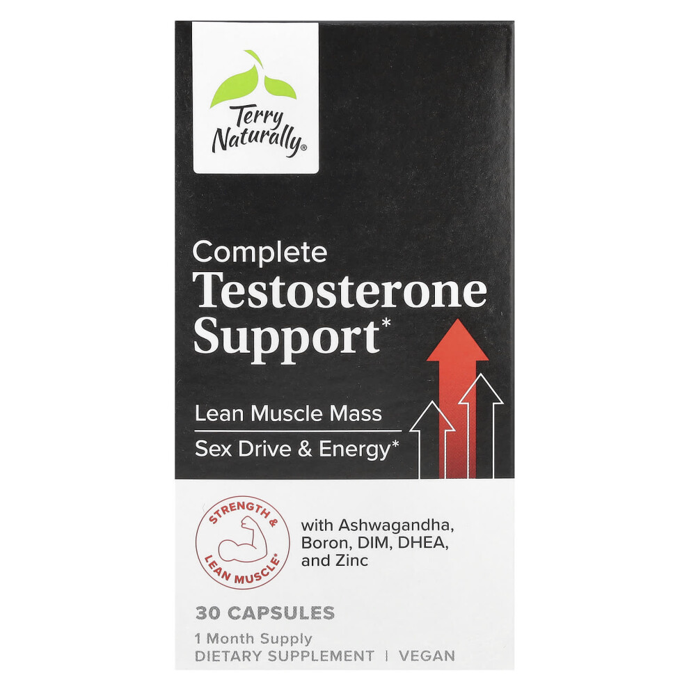Terry Naturally , Complete Testosterone Support, 30 Capsules