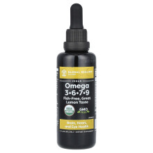Global Healing, Omega 3, 6, 7, 9, Zitrone, 2 fl oz (59,2 ml)