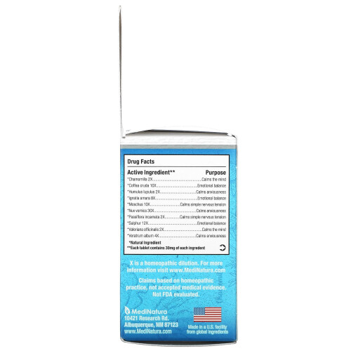 MediNatura, WellMind Calming Day/Night, 100 Tablets 2