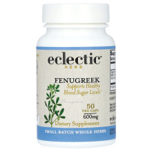 Eclectic Herb, Kraut, Bockshornklee, 600 mg, 50 Veg Kaps