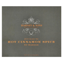 Harney & Sons, Thé Noir Épicé, Épices Cannelle Chaude, 50 Sachets de Thé, 3,17 oz (90 g)