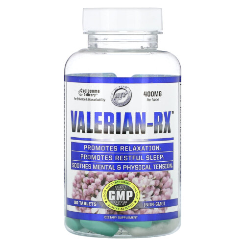 Hi Tech Pharmaceuticals, Valerian-RX, 400 mg, 90 Tabletten