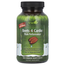 Irwin Naturals, Beets-4-Cardio, 60 Flüssig-Weichkapseln