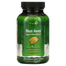 Irwin Naturals, Blähungs-Weg, 60 Flüssig-Weichkapseln