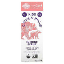 Garden of Life, MyKind Organics, Kinder Husten & Schleim, Immunsirup mit Efeublatt, Zink & Vitamin C, 3,92 fl oz (116 ml)