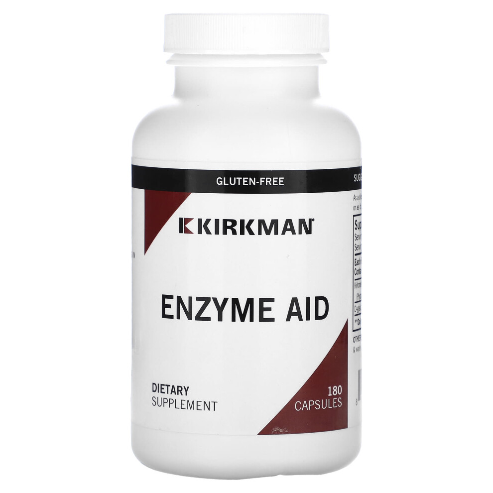Photos - Vitamins & Minerals Kirkman Labs, Enzyme Aid, 180 Capsules