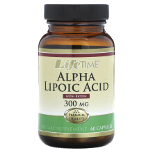 LifeTime Vitamins, Alpha Liponsäure, 300 mg, 60 Kapseln