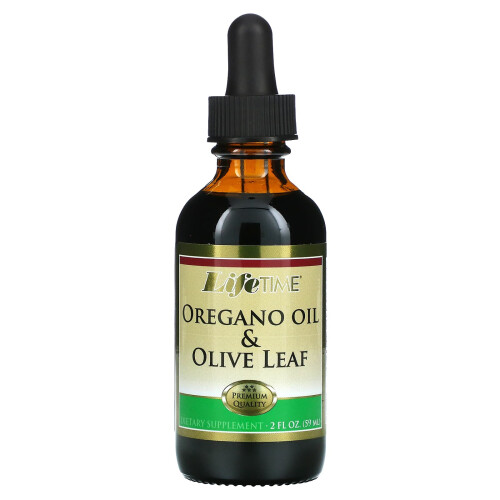LifeTime Vitamins, Oreganoöl & Olivenblatt, 2 fl oz (59 ml)
