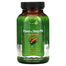 Irwin Naturals, Power to Sleep PM, 60 Flüssig-Weichkapseln