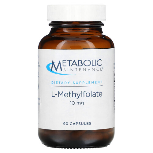 Metabolic Maintenance, L-Méthylfolate, 10 mg, 90 Gélules