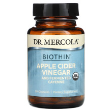 Dr. Mercola, Biothin, Apfelessig und fermentierter Cayennepfeffer, 30 Kapseln