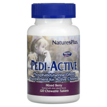 NaturesPlus, Pedi-Active, Complément pour Enfants Actifs, Mixte de Baies, 120 Comprimés à Croquer