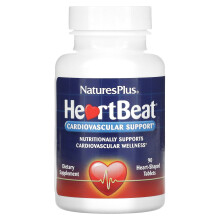 NaturesPlus, HeartBeat, Herz-Kreislauf-Unterstützung, 90 Herzförmige Tabletten