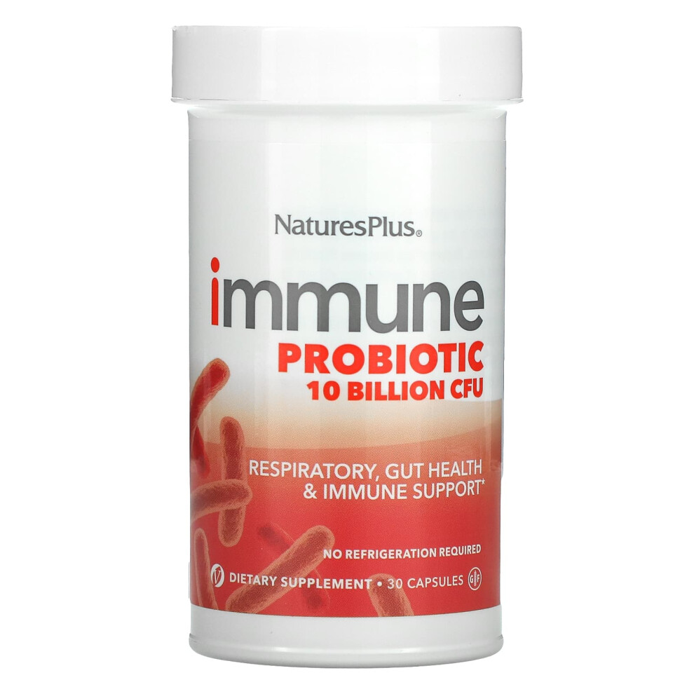 Naturesplus , Immune Probiotic, 10 Billion Cfu, 30 Capsules